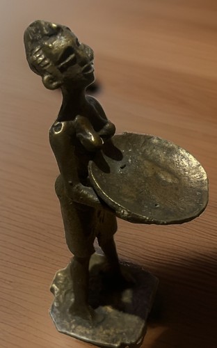 Folk art brass african - art,