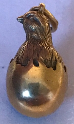 Silver faberge pedant - faberge, gold