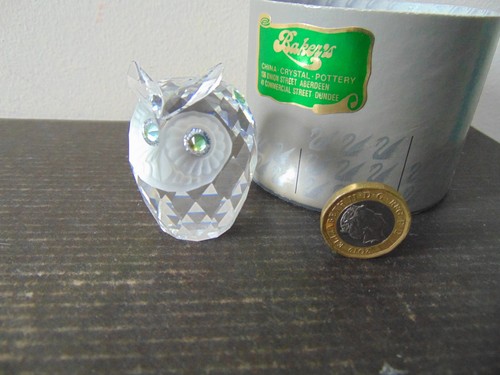 Swarovski crystal large owl - crystal,