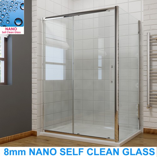 Sliding door shower enclosure - shower,