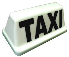 10" LED TAXI ROOF SIGN WHITE MAGNETIC TAXI SIGN TAXIMETER