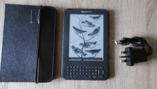 Amazon Kindle Keyboard D00901 3rd Gen 4GB, 6in - Accessories & Approx 20 books