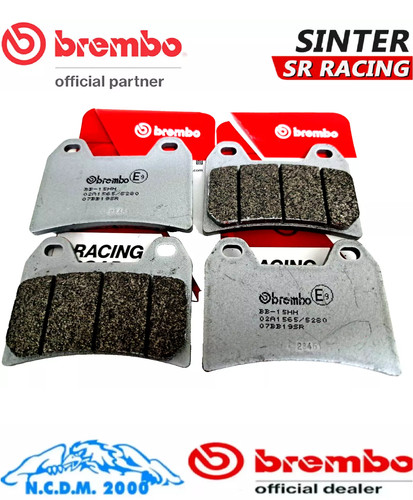 Front brake pads brembo - 4x,