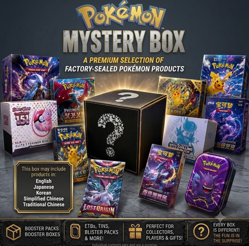Pokemon mystery box - pokemon, booster