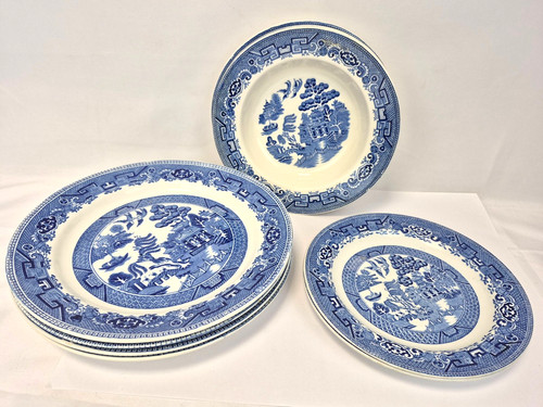 Wood sons blue willow - &,