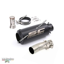 Slip On For Kawasaki ZX-4RR ZX4R 2023-2025 Mid Exhaust Pipe Muffler Silencer 2''