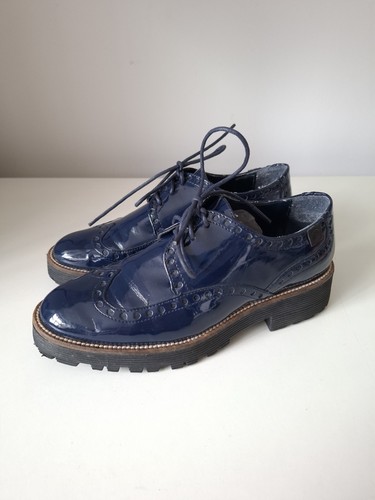 Red dead navy patent brogue - dead,