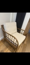 Wicker arm Chair Ikea Holmsta