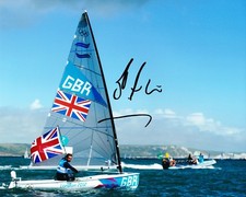 Ben Ainslie Signed 10X8 Photo London 2012 Olympics AFTAL COA (A3)