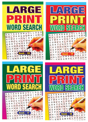 Wordsearch books a5 large - a5,
