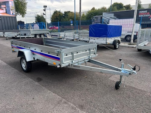 Single axle tilt trailer 750kg - single,