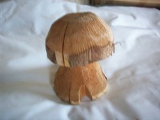 Small Wooden Mushroom