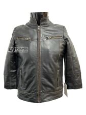 Kids Leather Jackets Black