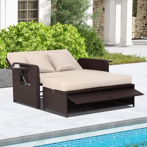 Rattan daybed set with - set,