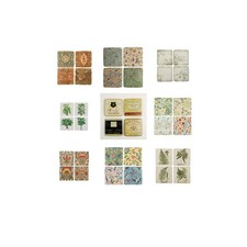 Set 4 French Shabby Chic Ceramic Tile Coasters Various Styles FREE POSTAGE