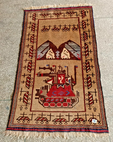 Hand made afghan war - hand,