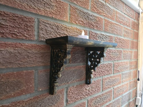 Baroque floral bracket - floral, shelf