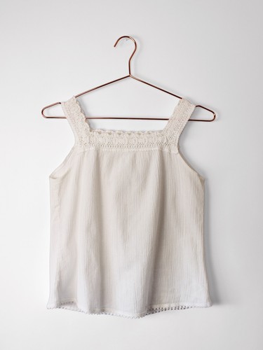 90s vintage white sleeveless - 90s,
