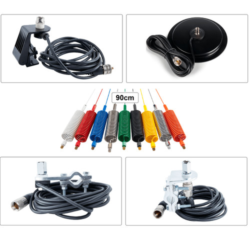 Stinger antenna with - cm, cb