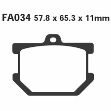 PAIR OF EBC FA034 PADS FOR