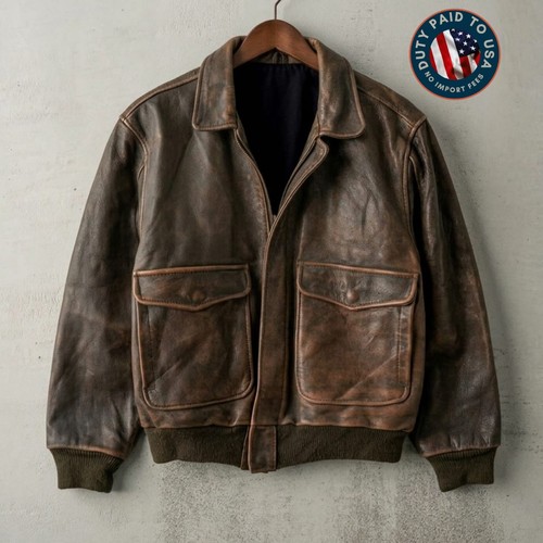 Handmade mens brown leather - handmade,