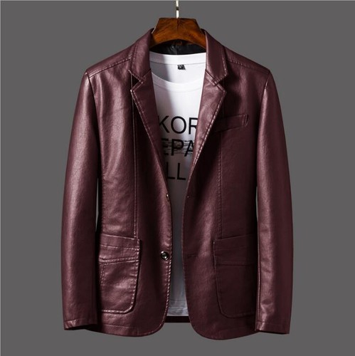 Men casual notch - collar, faux