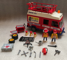 Vintage Playmobil 3614 Racing Service Truck with Accessories