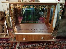 Cocktail Cabinet 50 S 60s Highly Decorated Best In Class glass shelf.