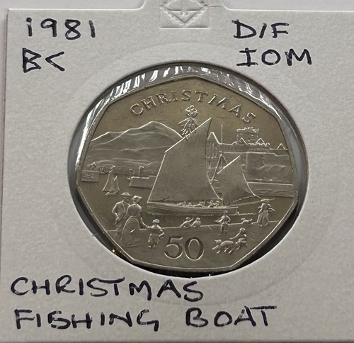 Isle man christmas - 1981, 50p