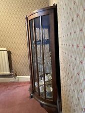 Bow Fronted Glass Display Cabinet