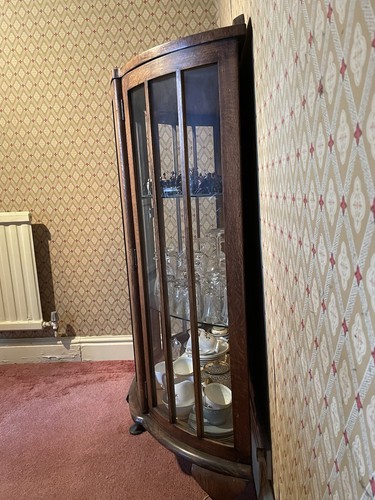 Bow fronted glass - fronted, display