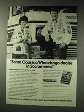 1977 Winnebago Motor Home Ad - Santa Claus Sacramento