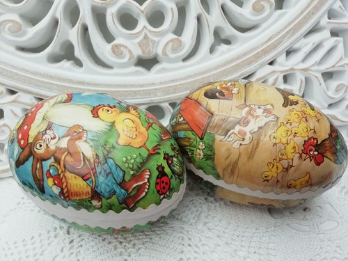 Two vintage papier mache west - two,