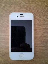 Apple iphone 4 white 8gb | broken/not working | spares or repairs