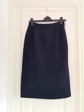 Avoca vintage wool midi skirt navy size pure new wool size 10