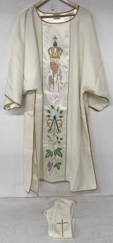 Marian chasuble cassock with - cassock,