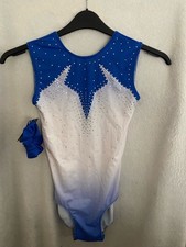 NEW GIRLS LEOTARD BLUE OMBRÉ-