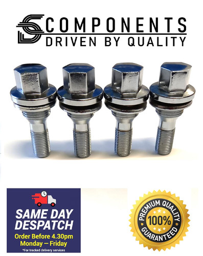 Silver wheel bolts - 4,