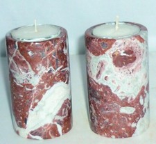 2  BEAUTIFUL RED MARBLE STONE