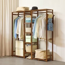 Wooden Clothes Rail Rack Heavy