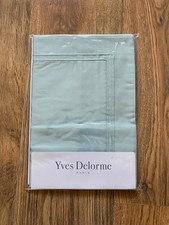 Yves Delorme Triomphe   / Horizon  100% organic cotton  PILLOWCASE  LUXURY