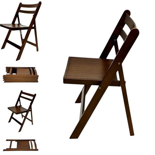 Wooden folding chair - folding,