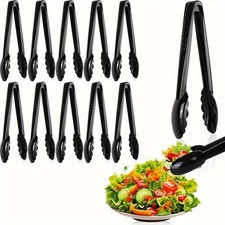 Food Tongs 10-Pack Heavy-Duty