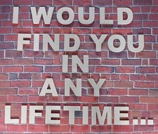 Arial Wooden Letters &