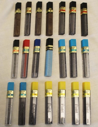 Packs pentel leads - x, of