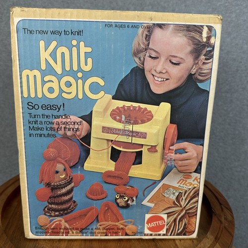 1974 mattel knit magic - knit, kids