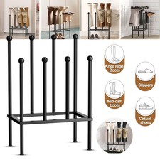 4 Pair Metal Welly Boot Stand