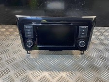 17-21 NISSAN QASHQAI J11 SAT NAV/RADIO/CD PLAYER HEAD UNIT 259157FW0B