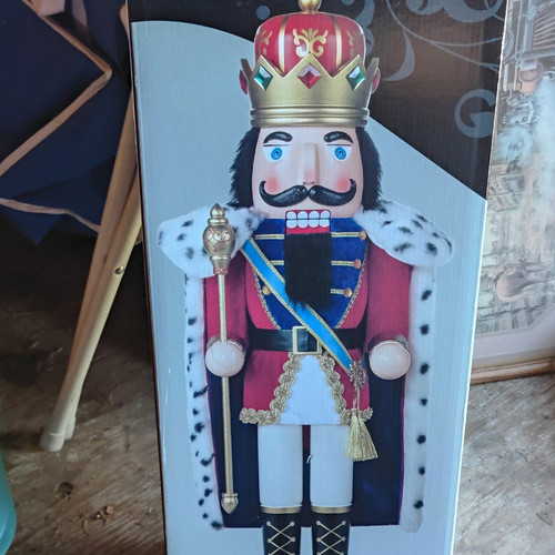 Wooden king nutcracker - king,