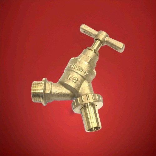 Brass outdoor garden tap - outdoor,